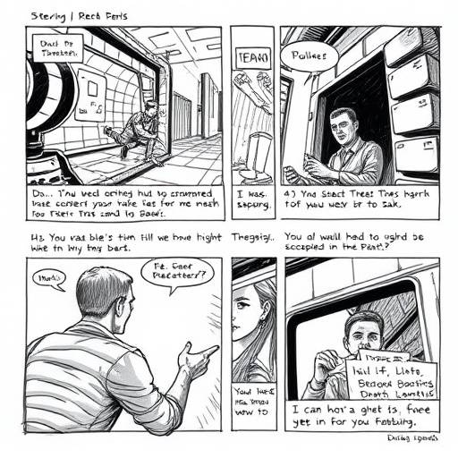 Storyboard dettagliato di una scena di video
